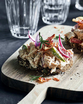 Nicolas Vahé kip salade met krokante serranoham: fris, stijlvol en Scandinavisch