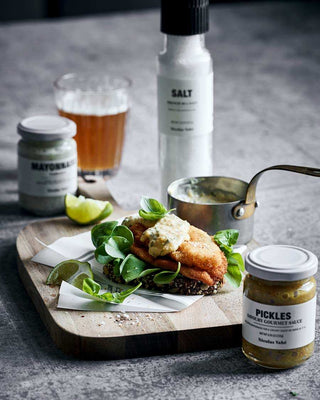 Scandinavische finesse: Visfilet met basilicum-remoulade van Nicolas Vahé