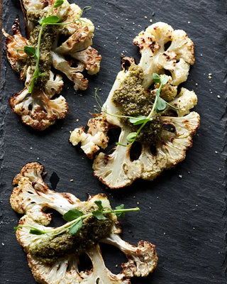 Geroosterde bloemkool met Scandinavische flair & Nicolas Vahé smaken