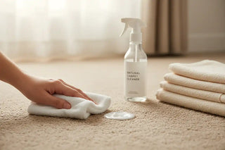 Crème verwijderen uit tapijt, bank of vloer: zo pak je vetvlekken veilig aan met James