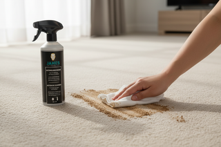 Moddervlekken verwijderen: zo krijg je tapijt, bank en vloer weer schoon met James