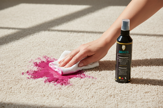 Nagellak verwijderen uit tapijt, bank of vloer: veilig stappenplan met James