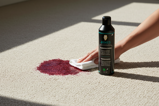 Rode portvlek verwijderen: veilig stappenplan voor tapijt, bank en vloer