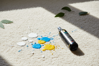 Verf verwijderen uit vloer, bank of tapijt: veilig stappenplan met James