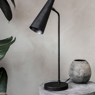 Tafellamp zwart - Het Adres