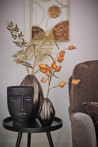 Vaas Hinton zwart 29cm - Het Adres