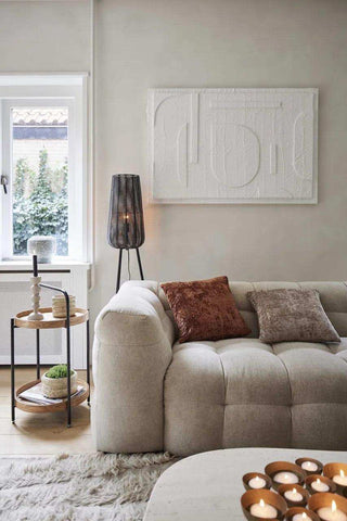 Pot Crossfield beige 20cm - Het Adres