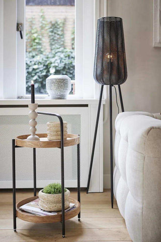 Pot Crossfield beige 13cm - Het Adres