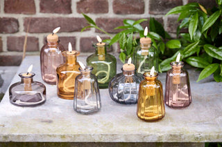 Glow Jars led buitenkaarsen set 12cm