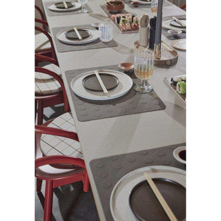 placemat Dotto choko - 2 stuks - Het Adres