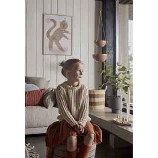 Inka pot groot antraciet - Het Adres