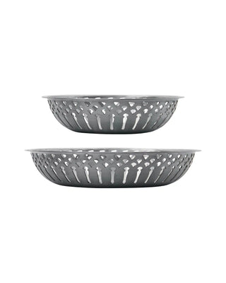 Paniers à pain Bread argent antique - set van 2