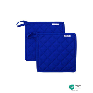 Pannenlappen Neat blauw - Het Adres