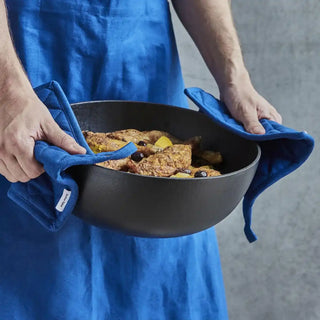 Pannenlappen Neat blauw - Het Adres