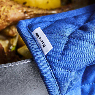 Pannenlappen Neat blauw - Het Adres