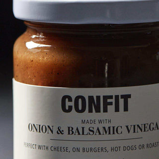 Confituur ui en balsamico azijn - Het Adres