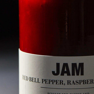 Jam frambozen, paprika en chili - Het Adres
