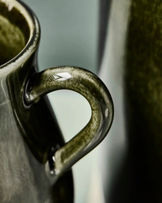 Jarra de cerámica verde Hala 38cl