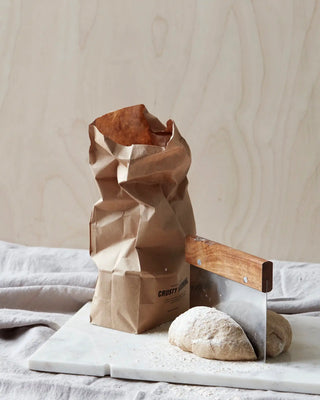 Coupe-pâte en bois d'acacia couleur naturelle