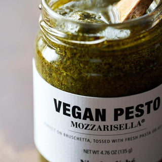 Pesto Vegan met mozzarisella - Het Adres