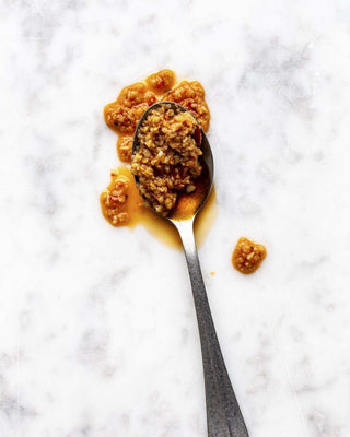 Pittige knoflook olie - Het Adres