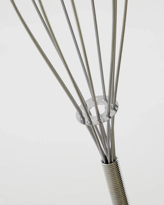 Whisk zilveren afwerking - set van 3