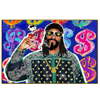 Pop-Art Street-Art Gemälde Icon – handgemalte Leinwand 120x80 cm