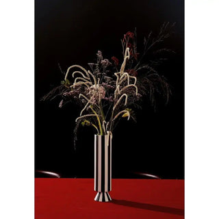 Toppu vaas zwart/wit 31cm - Het Adres