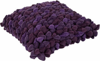 Kussen Pebble paars mix – 45 × 45 cm