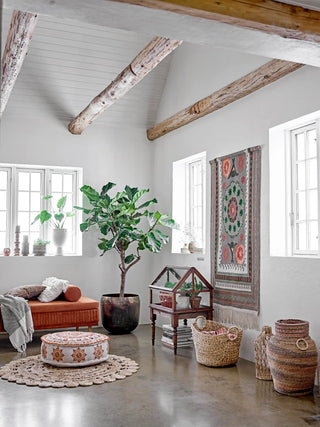 Plaid gerecycled katoen grijs Matt 130x160cm