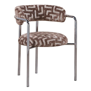 Eetkamerstoel Art Deco – Maze Brown, productfoto