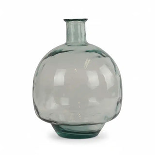 Vaas Valencia gerecycled glas helder Ø34x40 cm