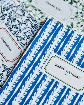 Greeting card set with envelopes multi color