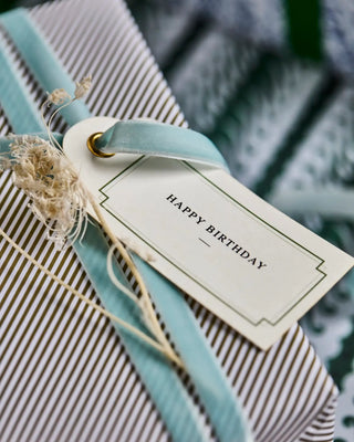 Cadeaulabels Nila gemengde kleuren papier - 10 stuks