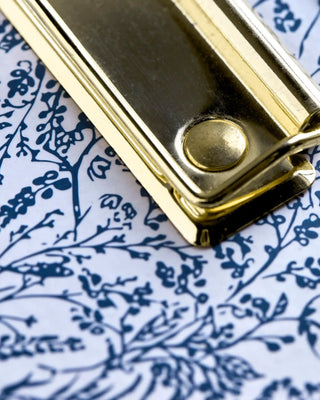 Portapapeles con clip azul - set de 2