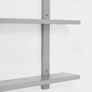 Wandrek Sheo grijs 75cm - 3 planken - Het Adres