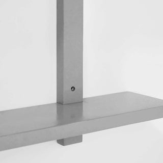 Wandrek Sheo grijs 75cm - 3 planken - Het Adres