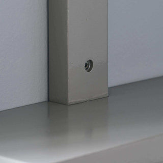 Wandrek Sheo grijs 75cm - 3 planken - Het Adres