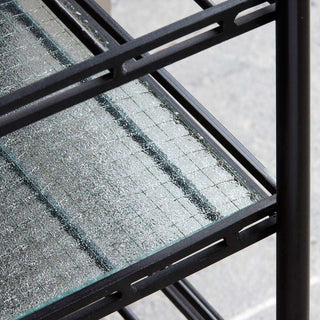 Rek Gany zwart 200cm - Het Adres