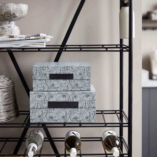 Rek Gany zwart 200cm - Het Adres