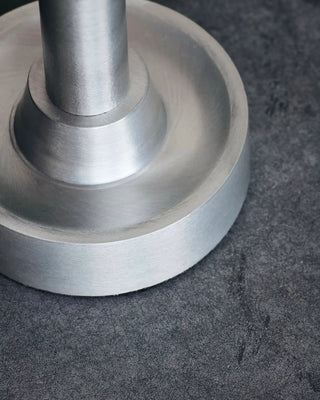 Kaarsenstandaard Jersey zilver geoxideerd 28cm