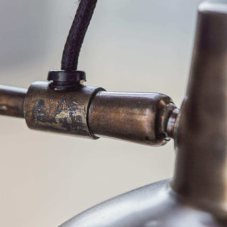 Wandlamp Desk antiek bruin 31cm - Het Adres