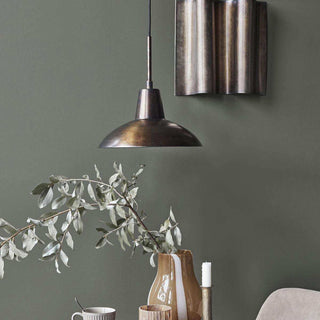 Hanglamp Desk antiek bruin 31cm - Het Adres