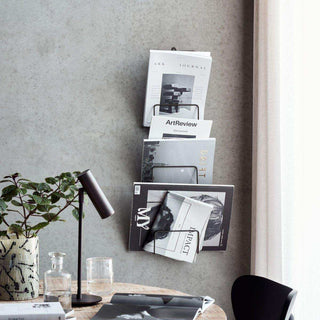 Tijdschriften wandrek Mag antiek bruin - Het Adres