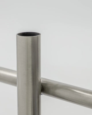 Candelabro Maxi plata antigua colgante metal 102cm