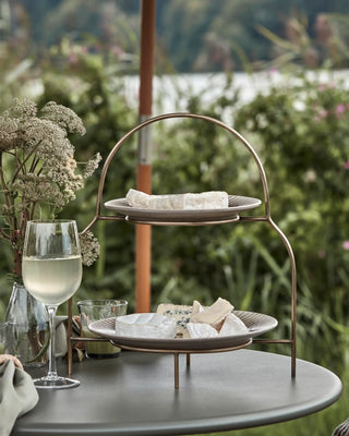 Bordenstandaard Sana antieke koper 37cm