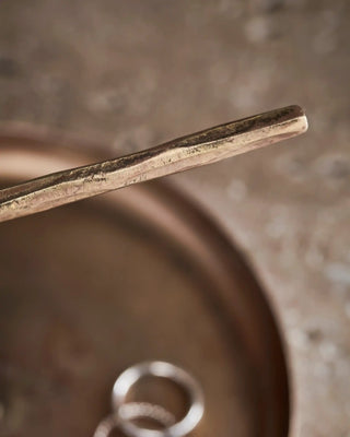 Jewel sieradenhouder geborsteld messing 33cm