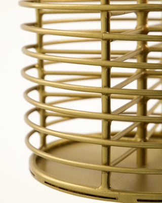 Lela bestekhouder antieke koper