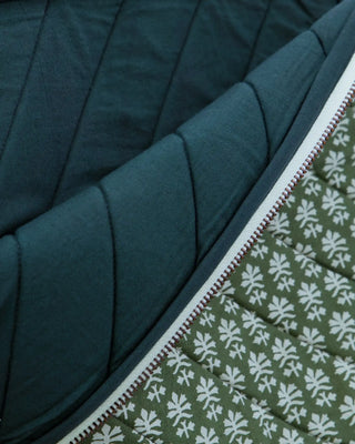 Custodia per tablet verde Rest in cotone