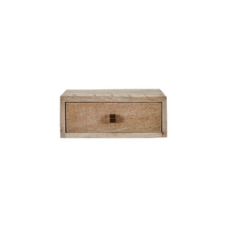 Table console naturel Bedsi bois de manguier 35cm